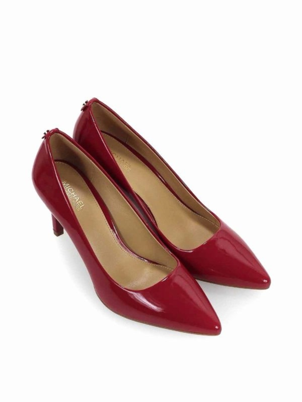 MICHAEL Michael Kors Dorothy Flex Patent Pump Brandy Red Size 7.5